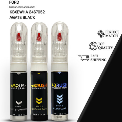 for FORD KBXEWHA 2467052 AGATE BLACK Touch Up Paint Scratch Repair Remove Kit