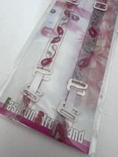 BH Tr&auml;ger Ersatz Mit Muster Silber rot Bl&auml;tter  Durchsichtig