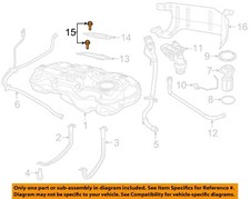 FIAT OEM 16-23 500X Fuel System Components-Access Cover Screw 6511745AA