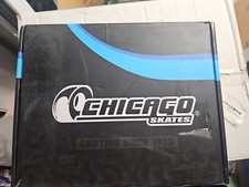 Chicago Ladies Bullet Speed Skates White Classic Quad Roller Skate, Size 2