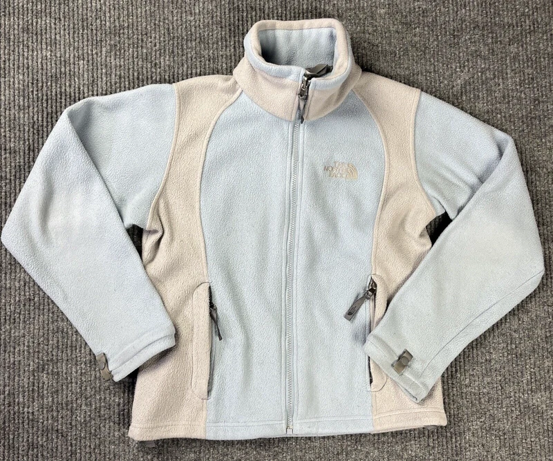 north-face fleece gorpcore color block jacket