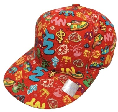 KBETHOS cap fitted Hat New York Streetware tag MEDIUM money skull NY $ sign