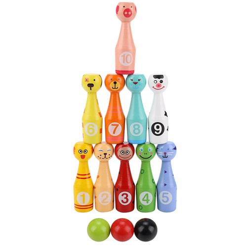 Kids Bowling Toy Set Indoor Outdoor Bowling Games For 2 3 Years Old Boys Girls - Picture 6 of 9