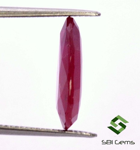 13.5x9.50 mm Natural Ruby Pear Flattish Cut 3.95 Cts Reddish Loose Gemstone GF - Picture 3 of 5