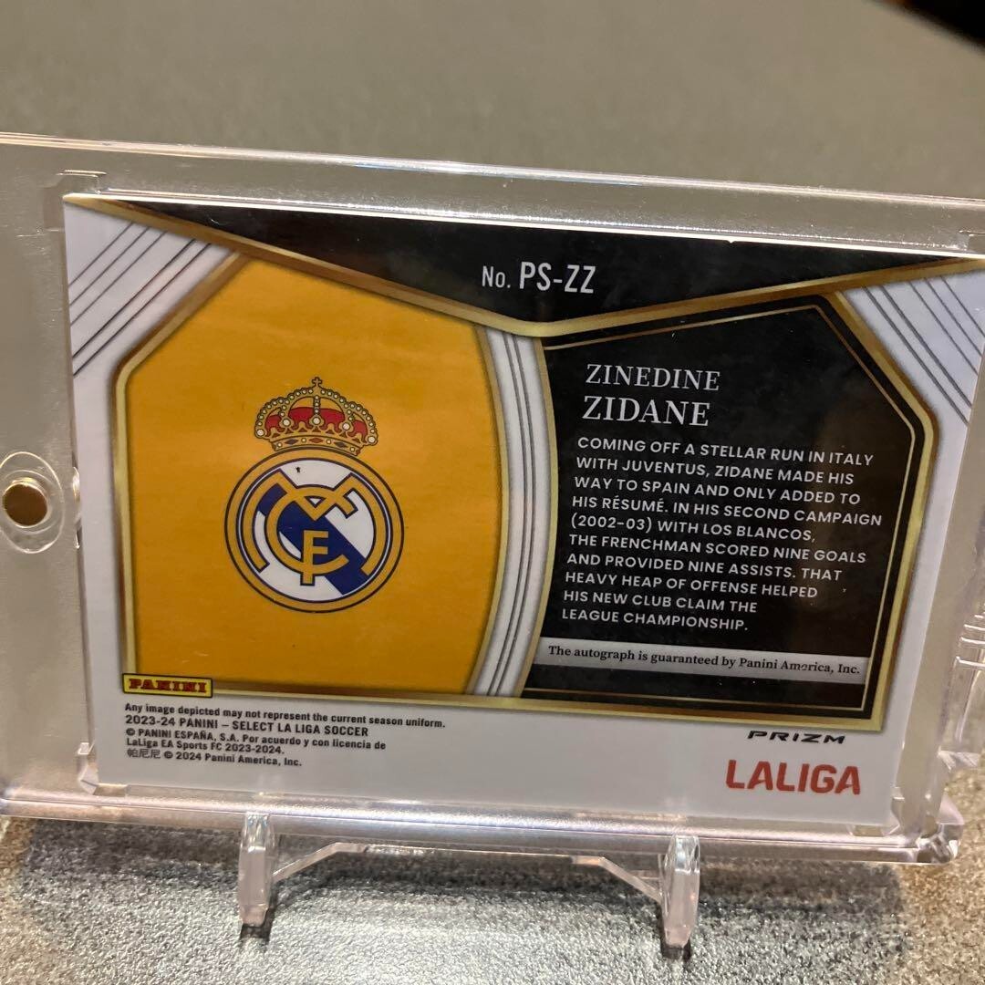Zinedine Zidane 2023-24 Panini Select La Liga Topps