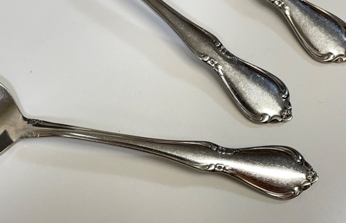 8PC ONEIDA ONEIDACRAFT DELUXE CHATEAU STAINLESS TEASPOON FLATWARE LOT - Picture 2 of 3