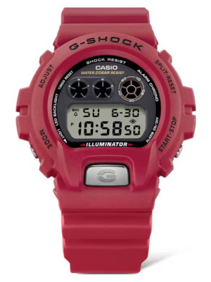 NEW Casio G-Shock 6900 LINE 30TH ANNIVERSARY Red Digital Mens