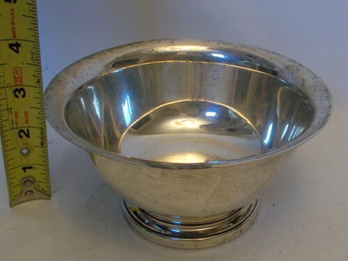 STERLING Silver BOWL POOLE Paul Revere Repro #351 - Picture 3 of 8