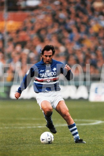 Photo de presse vintage Football Serie A 1997-98 UC Sampdoria Laigle