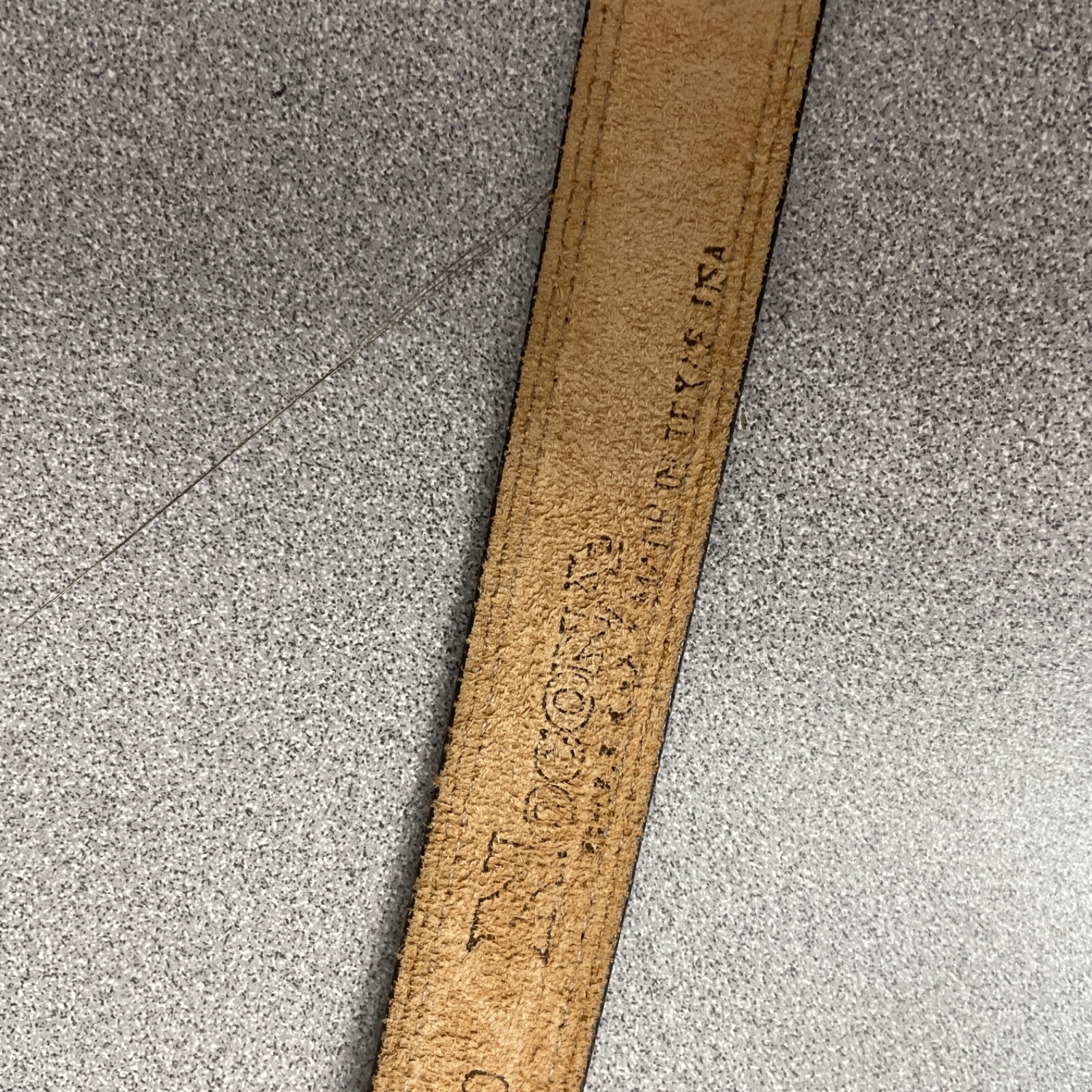 Nocona Belt Co Tan Leather Belt 30 Silver Aztec Buckle Western Cowgirl Cowboy