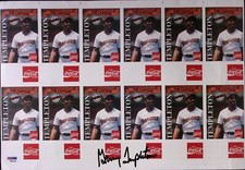 Garry Templeton Signed Padres Stadium Giveaway Pin Uncut Sheet PSA/DNA COA SGA