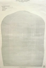 NRA Official TQ-11 50-Foot Police Training Torso Target 14" x 22", FREE SHIPPING