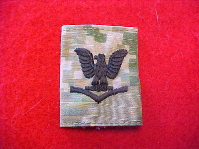 US Navy Type III Type 3 Green Digital  E-4 rank tab for blouse & parka
