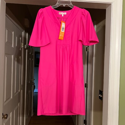 $218 NWT Jude Connally Willa Bright Spring Pink Size XS