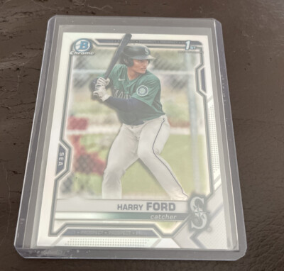 2021 BOWMAN CHROME 1ST HARRY FORD REFRACTOR BDC-1 MARINERS 👍