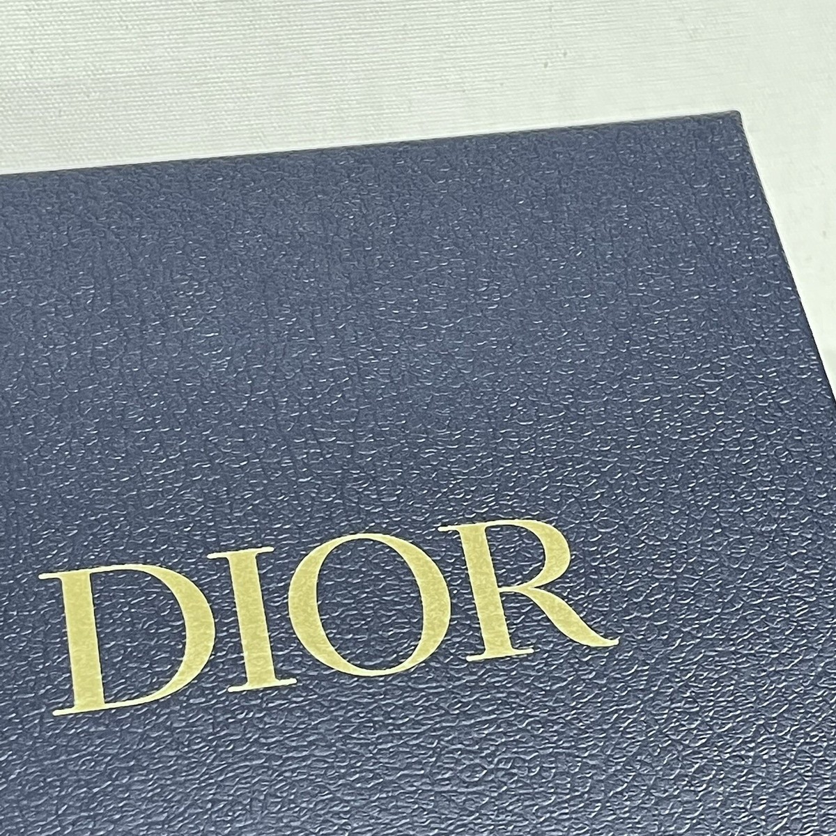DIOR Large Blue Gift Box 8x8x3 Storage Organizer Keepsake Case