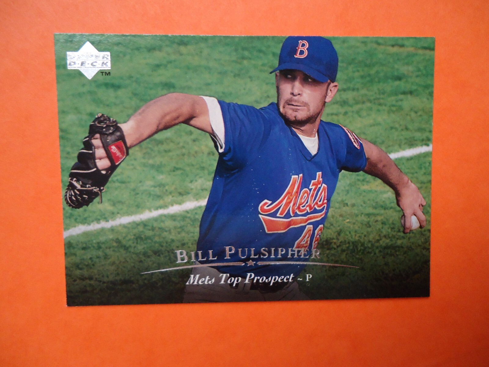 Bill Pulsipher - 1994 U.D. Prospect Baseball card #4 - Binghamton Mets - P