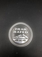 Jeep Trail Rated 4x4 Emblem Liberty Oem Metal Jeep Trail Rated 4x4 Emblem Liberty Oem Metal