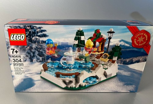 LEGO 40416 Ice Skating Rink Limited Edition IN HAND Holiday GWP Winter Village - Picture 2 of 4