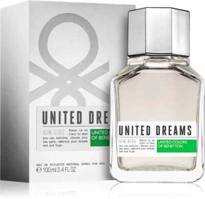 Benetton United Dreams Men Aim High 3.4 oz / 100 ml Eau de Toilette