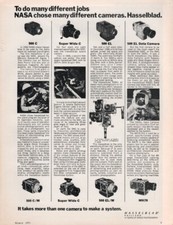 Hasselblad - Cameras - Original Magazine Ad - 1973
