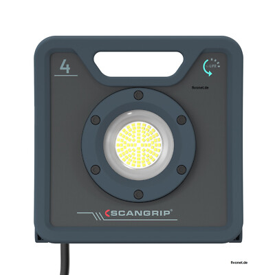 Scangrip NOVA 4 for LIFE Arbeitsleuchte Strahler 4000 Lumen m. Kabel Baustrahler
