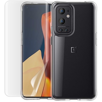 Heavy-Duty Soft Hydrogel Screen Protector Full Body Case for OnePlus 9 Pro Phone