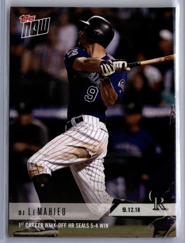 2018 Topps Now 722 DJ LeMahieu