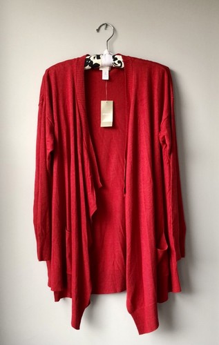 NWT Chicos Open Front Draped Millie 