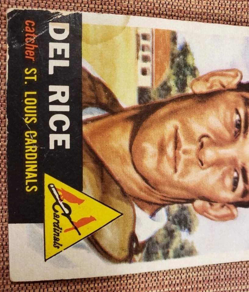 1953 Topps #21 Billy Johnson #68 Del Rice St. Louis Cardinals Baseball Cards - Image 4 of 4