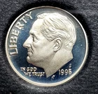 1995-S Gem Proof Silver Roosevelt Dime