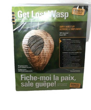Get Lost Wasp Natural Deterrent Hanging Simulated Wasp Nests 2 Units Per Pack
