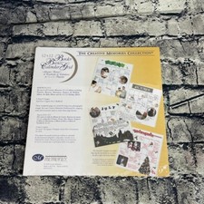 1999 Creative Memories 12x12  Border Basic Calendar Grid Refill Pages