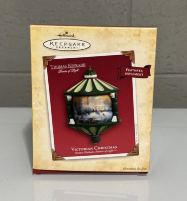Hallmark Thomas Hallmark Thomas Kinkade Victorian Christmas Ornament Features Movement ...