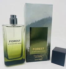 Bath & Body Works Men's Forest Cologne 3.4 oz. Spray New in Box