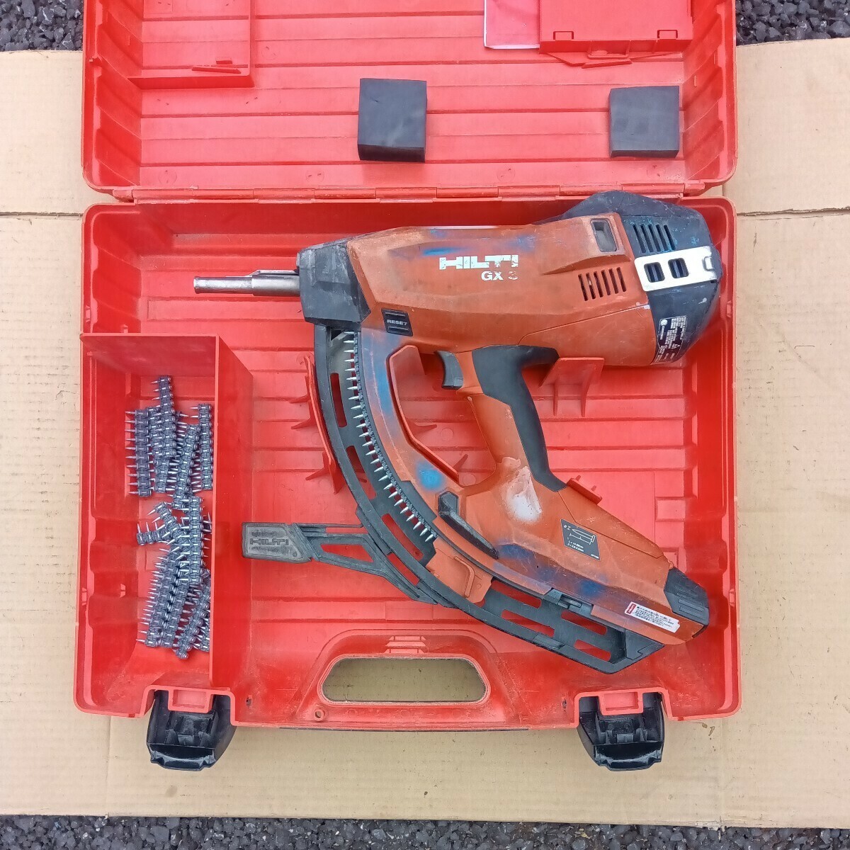 Hilti GX 3 Gas-Actuated Fastening Tool GX3 GX-3 With Hard