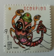 TIMBRE FRANCE SCORPION CARNET « FÉÉRIE ASTROLOGIQUE »