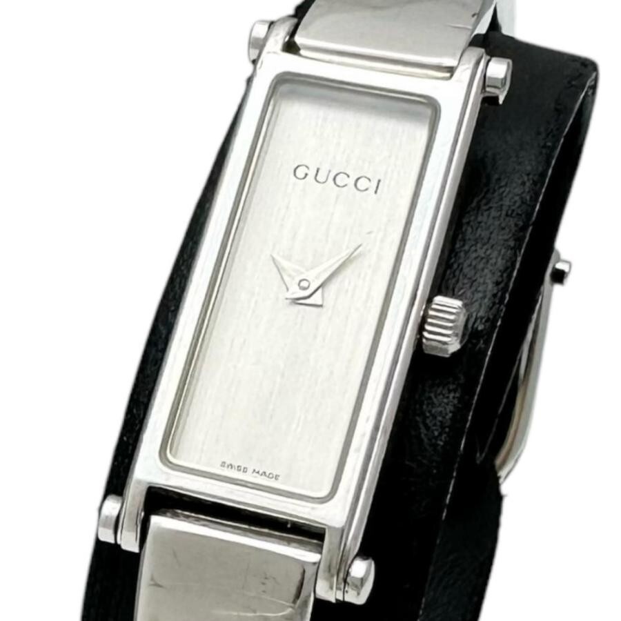 GUCCI 1500 L シルバー 時計 GUCCI グッチ 1500L シルバー文字盤 レディース 女性用腕時計
