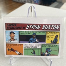 2022 Topps Heritage High Number - 1973 Topps Comics Byron Buxton #73TC-28 Twins
