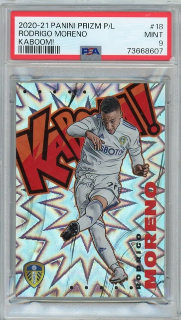 2020-21 Panini Prizm P/L Rodrigo Moreno KABOOM! #18 PSA 9 Mint