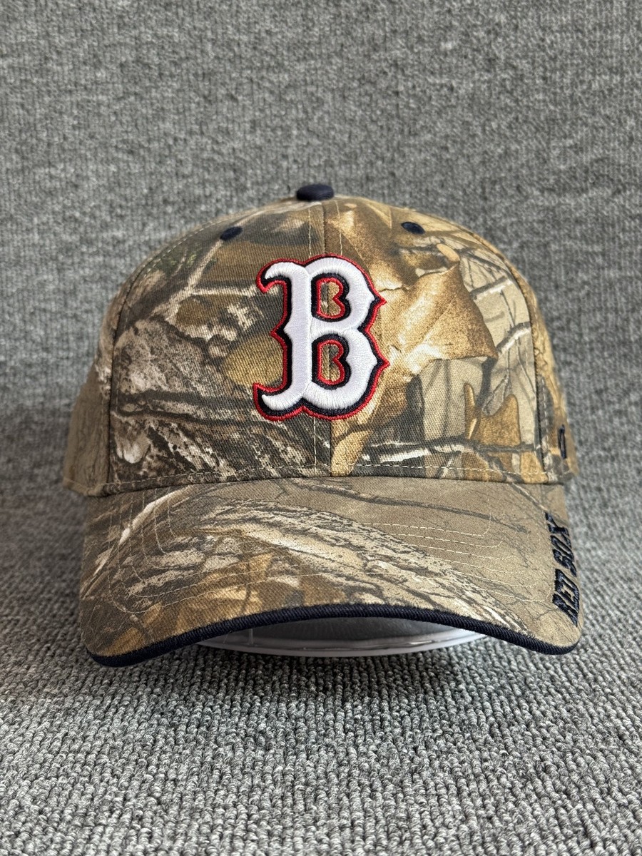 Boston Red Sox MLB Camo Strapback Baseball Cap Hat Embroidered