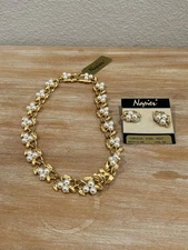 Napier Necklace And Earrings Set Brand New With tags