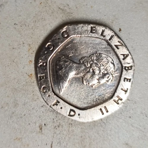 1983 20 Pence Queen Elizabeth II Great Britain Circulated Coin Rare Limited - Image 3 of 4