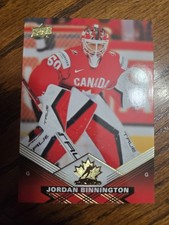 Team Canada Upper Deck Hockey Cards Jordan Binnington 2025-26 Tim Hortons