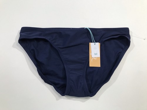 NWT Kona Sol High Coverage Hipster Bikini Bottom Size M(8-10) Navy - Picture 6 of 9