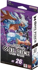 One Piece Purple/Black Monkey.D.Luffy Starter Deck [ST-26] Sealed English