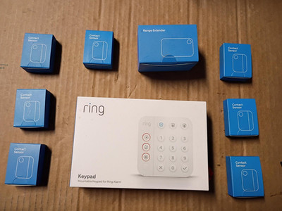Ring 4AK1SZ-0en0 System Wireless Indoor 9 Piece Alarm Security
