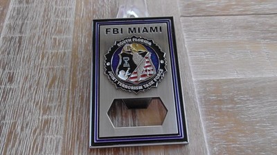 FBI JTTF Miami South Florida Joint Terrorism Task Force Challenge Coin #D618