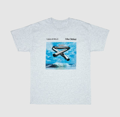 Album Mike Oldfield Ash Color Cotton T-Shirt Full Size BL2.1308