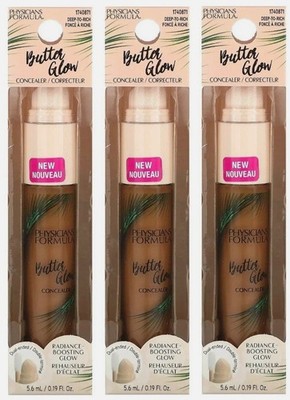 3 Physicians Formula Butter Glow Concealer Deep-To-Rich #1740871  0.19 Fl Oz
